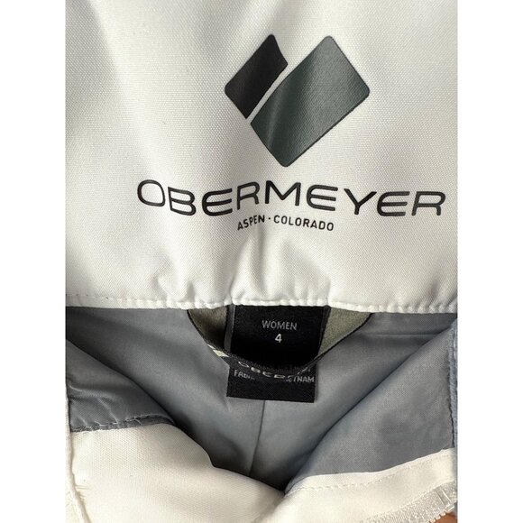 Obermeyer Women's Bliss Ski Pant Regular Inseam White US Size 4 - Picture 9 of 13